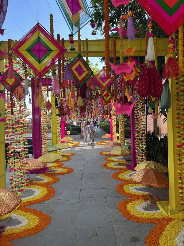 Bombay Tent event setup, photograph 5