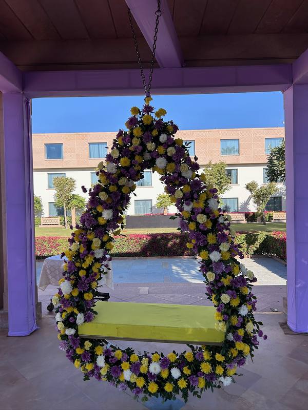 Bombay Tent event setup, photograph 9