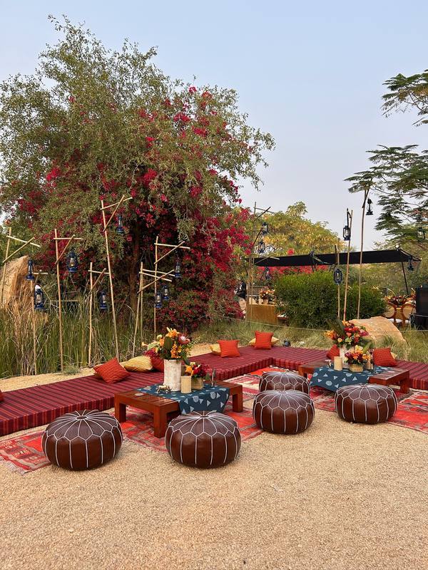 Bombay Tent event setup, photograph 11