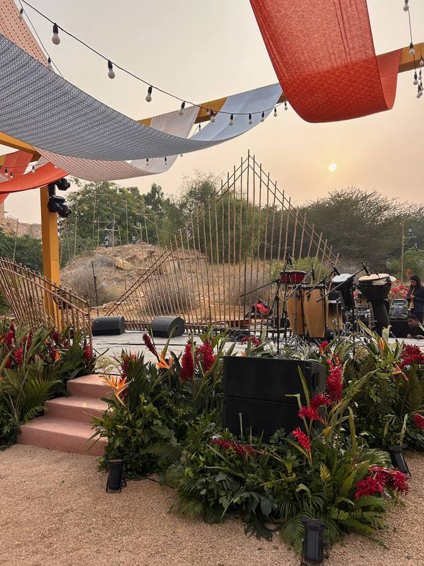 Bombay Tent event setup, photograph 12
