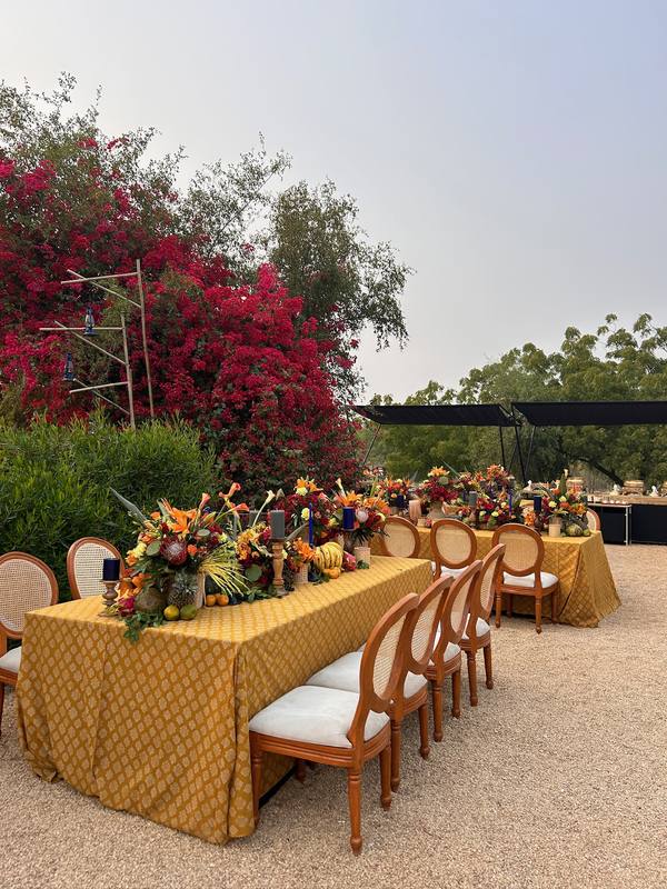 Bombay Tent event setup, photograph 13