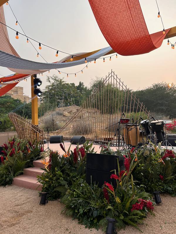 Bombay Tent event setup, photograph 16