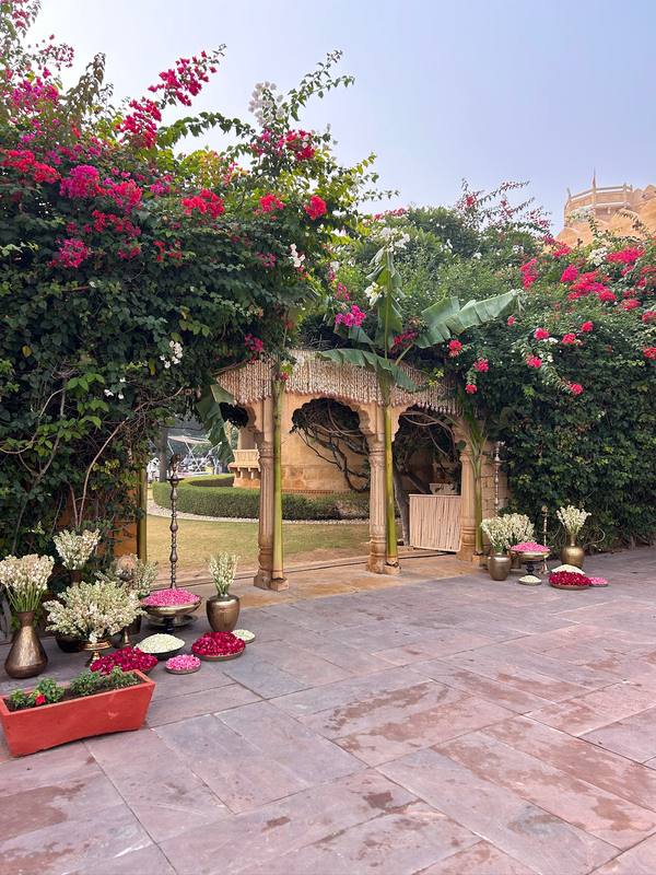 Bombay Tent event setup, photograph 21