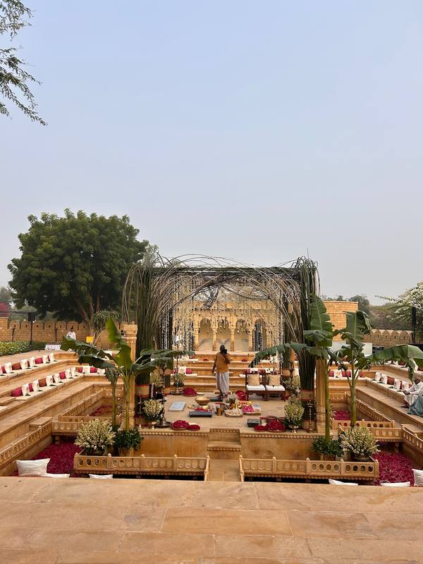 Bombay Tent event setup, photograph 26