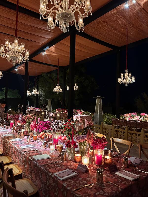 Bombay Tent event setup, photograph 35