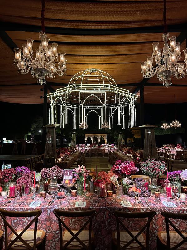 Bombay Tent event setup, photograph 40