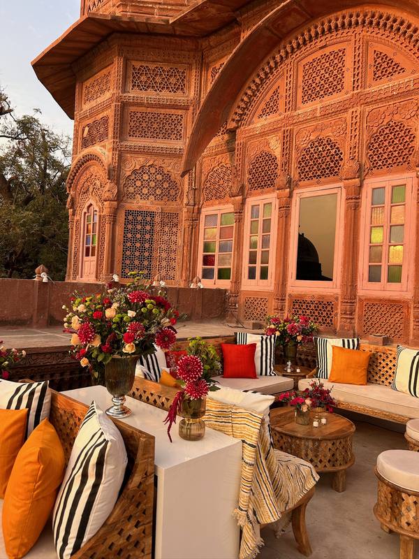 Bombay Tent event setup, photograph 41