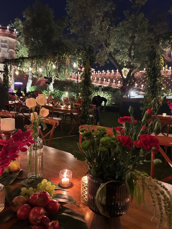 Bombay Tent event setup, photograph 48