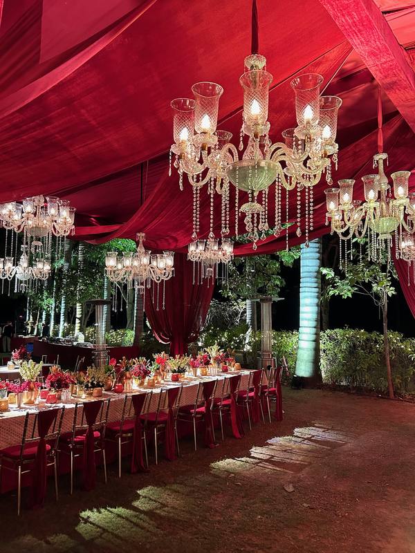 Bombay Tent event setup, photograph 52