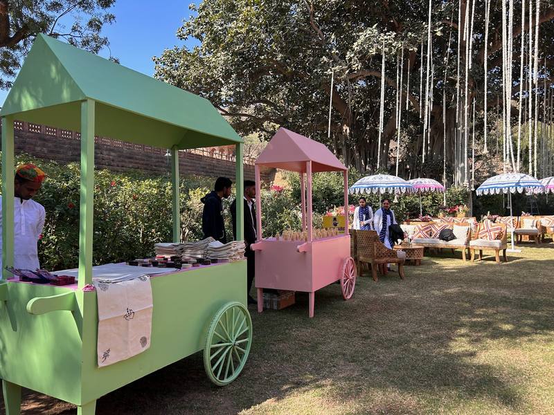 Bombay Tent event setup, photograph 55