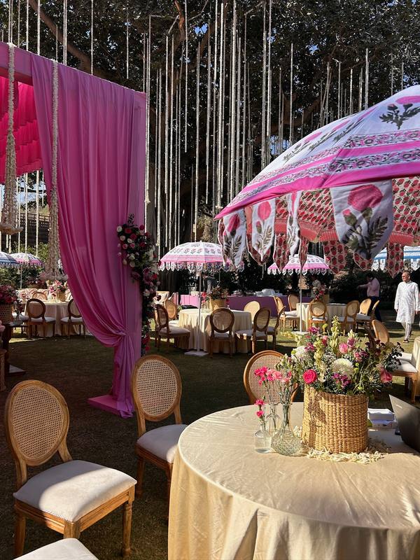 Bombay Tent event setup, photograph 66