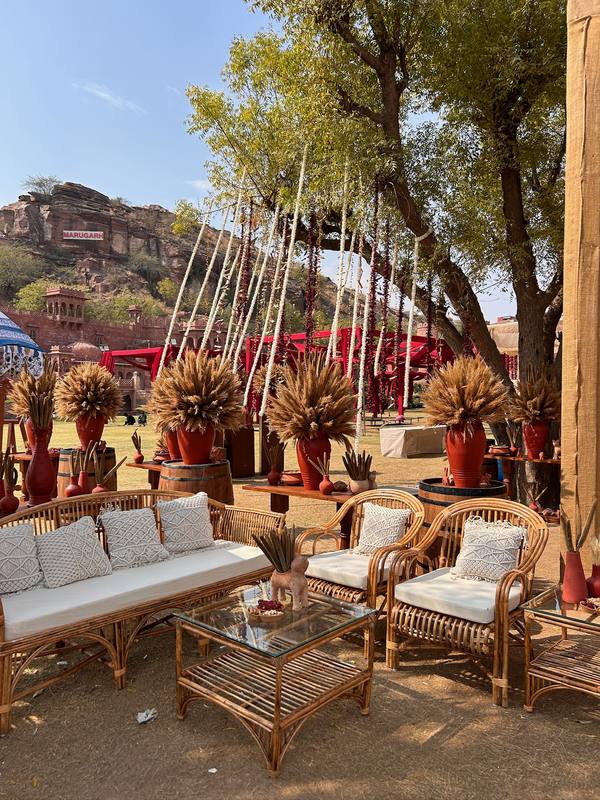 Bombay Tent event setup, photograph 80