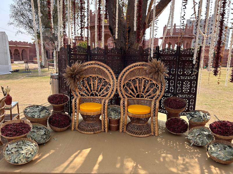 Bombay Tent event setup, photograph 85