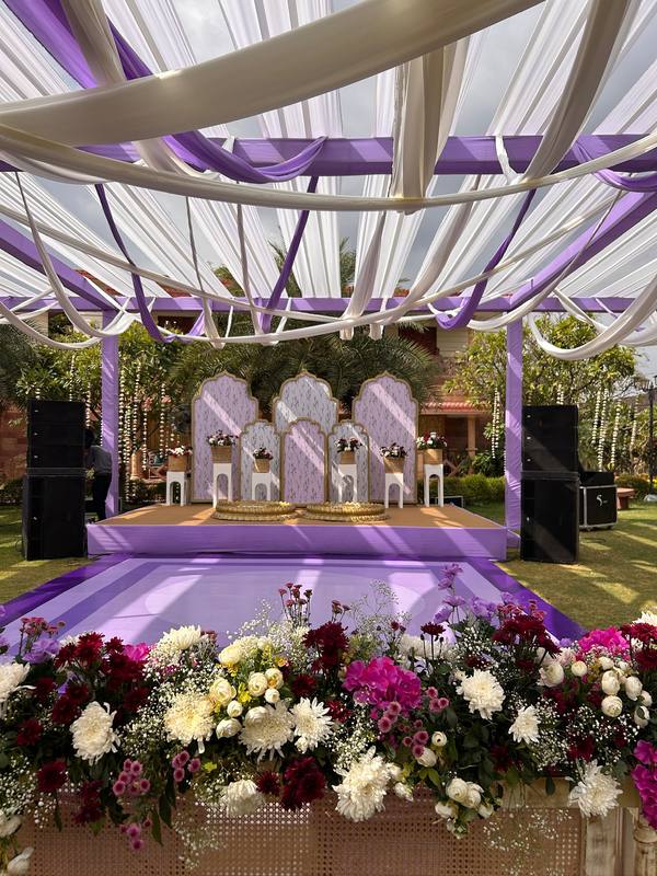 Bombay Tent event setup, photograph 90
